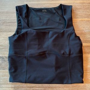 Abercrombie YPB sculptLUX Corset Squareneck Tank